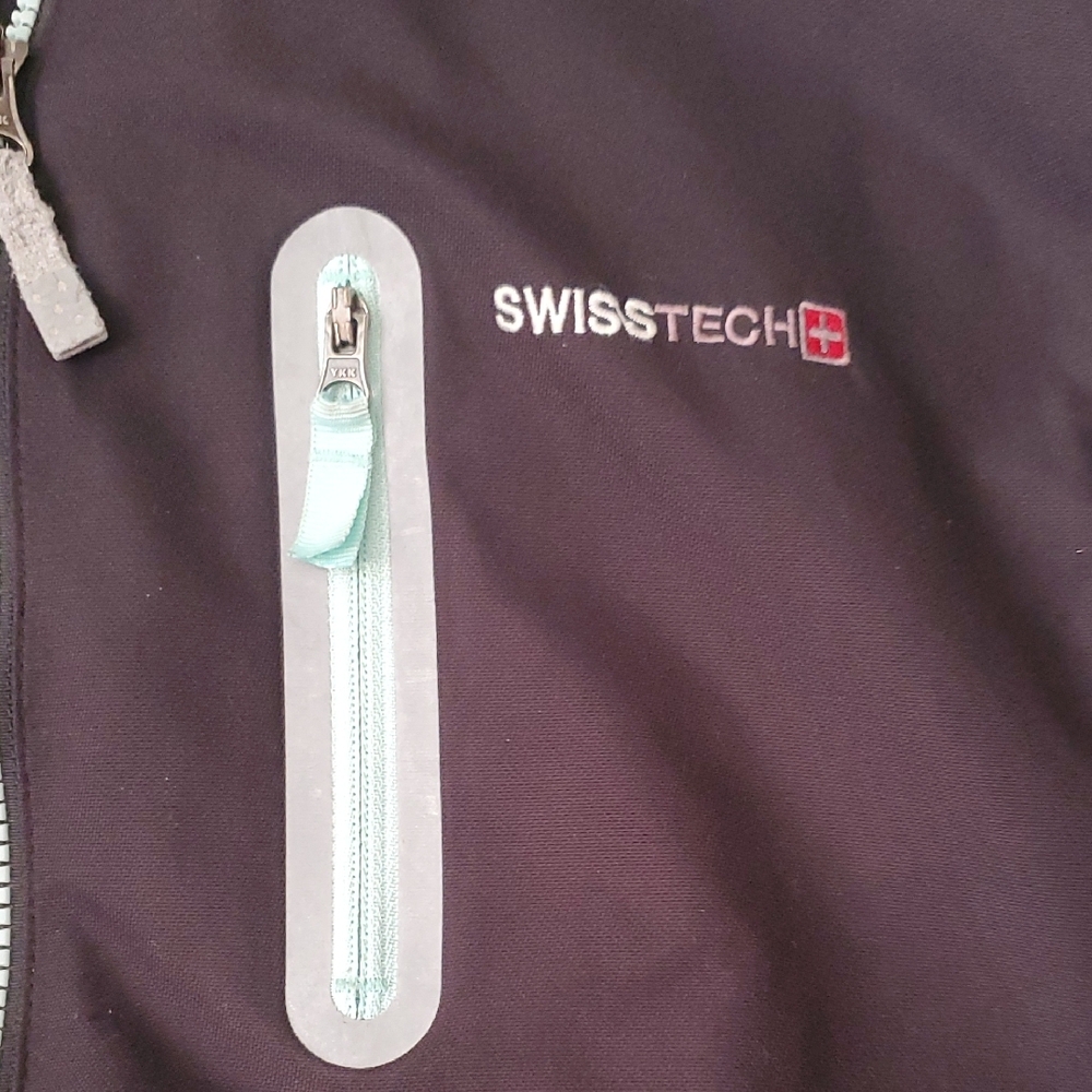 Swiss Tech  Black  Hooded Coat - Picture 4 of 10